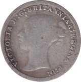 1843 THREEPENCE ( NF ) - THREEPENCE - Cambridgeshire Coins