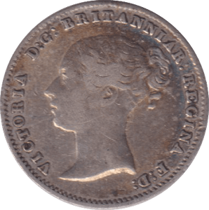 1843 THREEPENCE ( VF ) - THREEPENCE - Cambridgeshire Coins