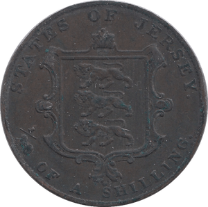 1844 1/13 SHILLING JERSEY - WORLD COINS - Cambridgeshire Coins