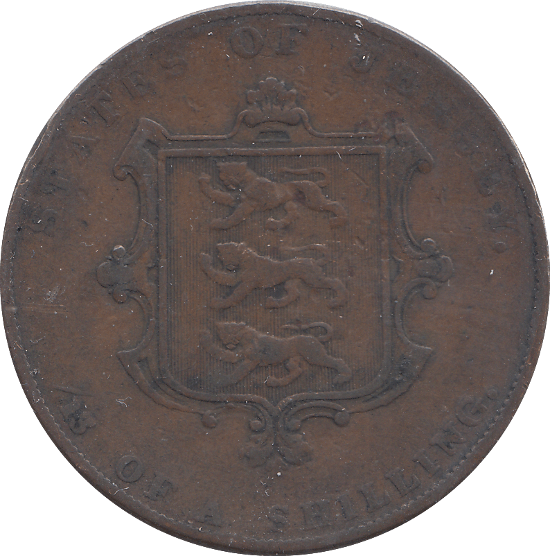 1844 1/13 SHILLING JERSEY - WORLD COINS - Cambridgeshire Coins