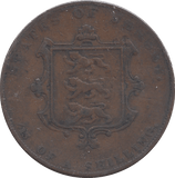 1844 1/13 SHILLING JERSEY - WORLD COINS - Cambridgeshire Coins