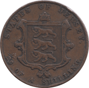 1844 1/26 OF A SHILLING JERSEY - WORLD COINS - Cambridgeshire Coins