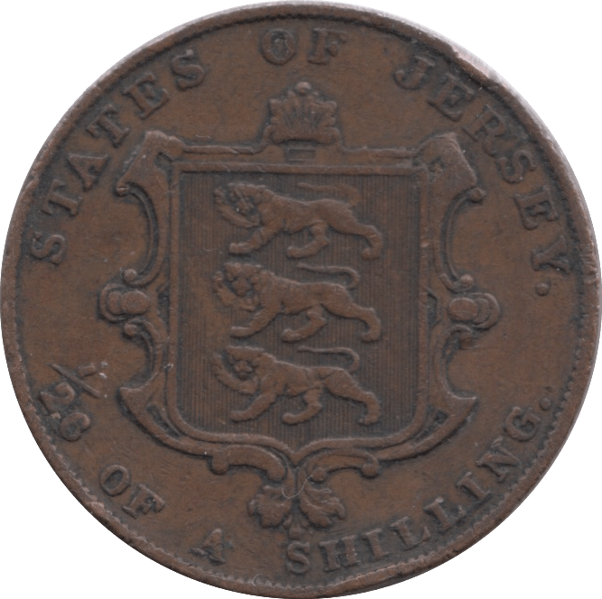 1844 1/26 OF A SHILLING JERSEY - WORLD COINS - Cambridgeshire Coins