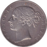 1844 CROWN ( EF ) - CROWN - Cambridgeshire Coins