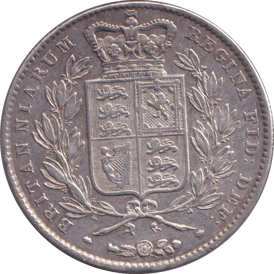 1844 CROWN ( EF ) - CROWN - Cambridgeshire Coins