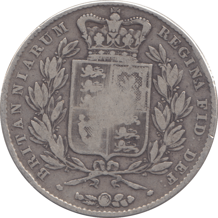 1844 CROWN ( F ) - CROWN - Cambridgeshire Coins