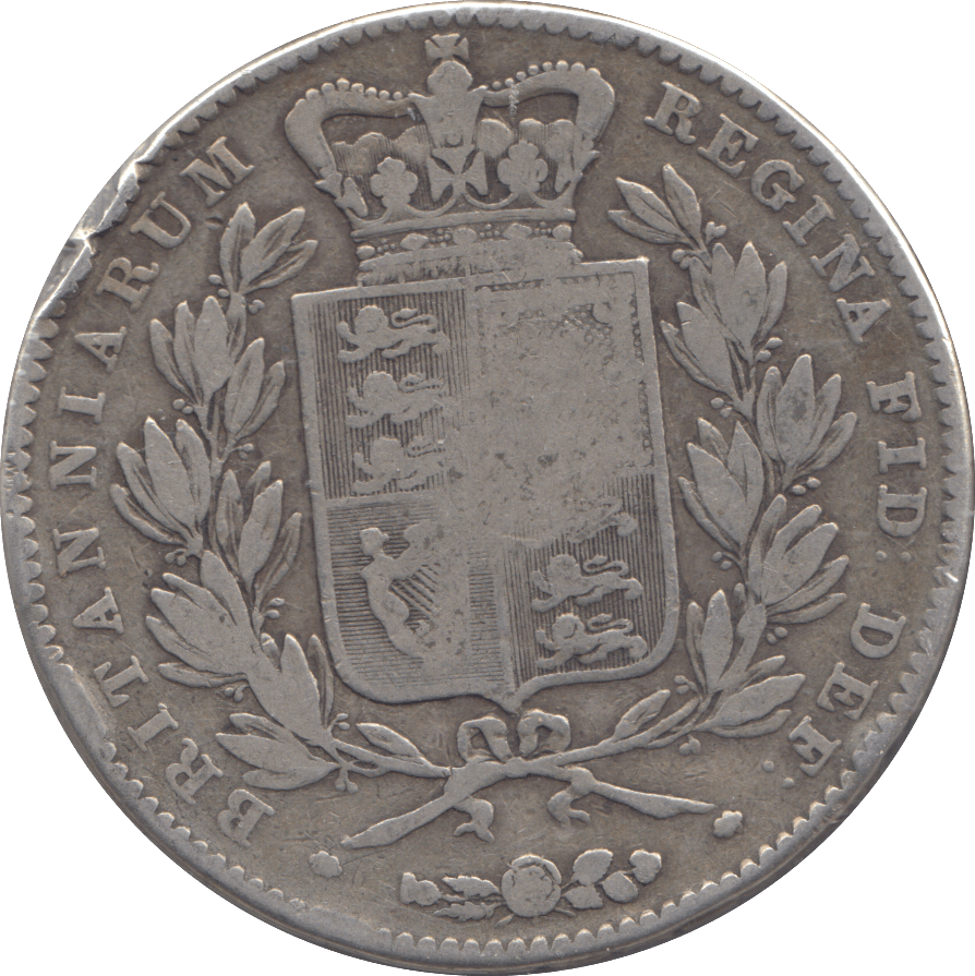 1844 CROWN ( F ) - CROWN - Cambridgeshire Coins