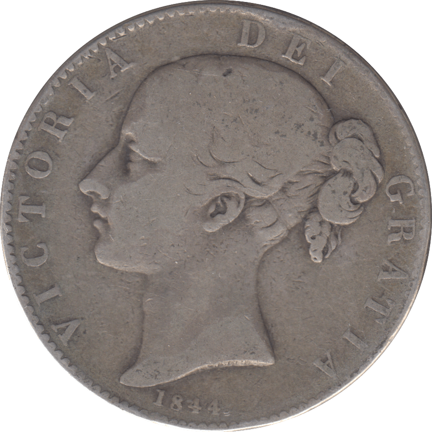 1844 CROWN ( F ) - CROWN - Cambridgeshire Coins