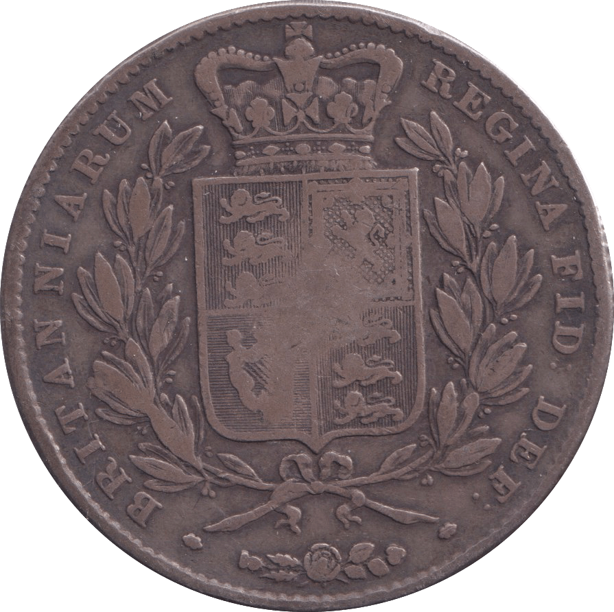 1844 CROWN ( F ) - CROWN - Cambridgeshire Coins