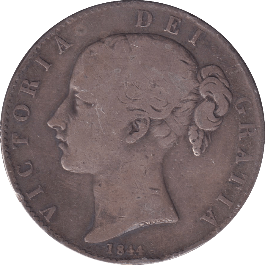 1844 CROWN ( F ) - CROWN - Cambridgeshire Coins