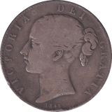 1844 CROWN ( F ) - CROWN - Cambridgeshire Coins