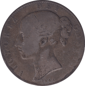 1844 CROWN ( FAIR ) - CROWN - Cambridgeshire Coins