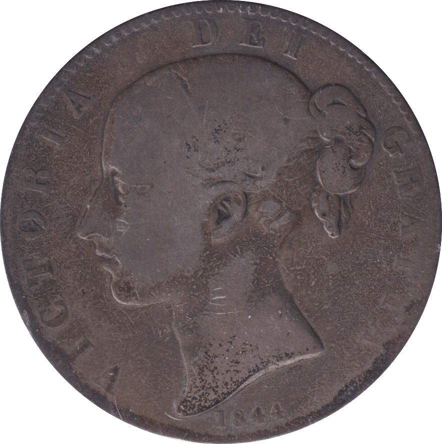 1844 CROWN ( FAIR ) - CROWN - Cambridgeshire Coins