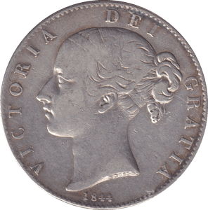 1844 CROWN ( FINE ) 11 - CROWN - Cambridgeshire Coins
