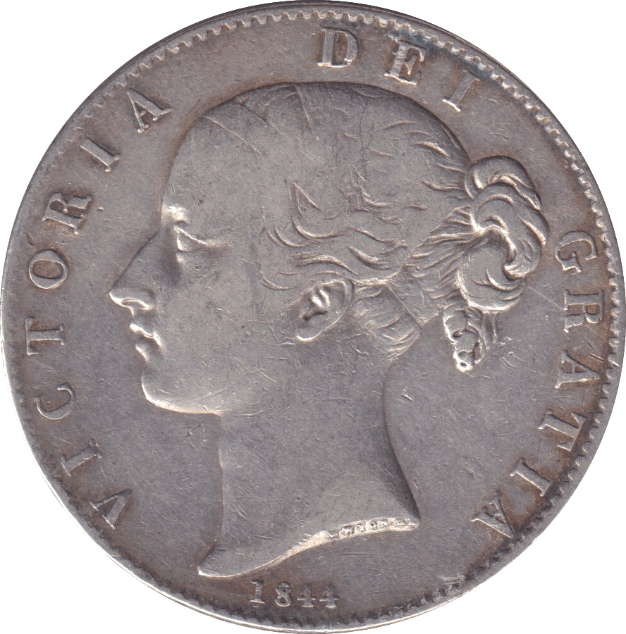 1844 CROWN ( FINE ) 11 - CROWN - Cambridgeshire Coins