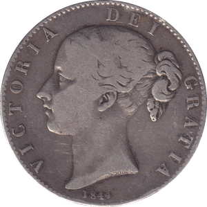 1844 CROWN ( FINE ) 5 - CROWN - Cambridgeshire Coins