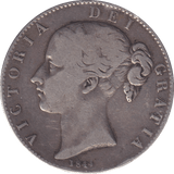 1844 CROWN ( FINE ) 5 - CROWN - Cambridgeshire Coins