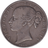 1844 CROWN ( FINE ) - CROWN - Cambridgeshire Coins