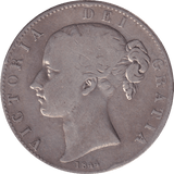 1844 CROWN ( FINE ) - CROWN - Cambridgeshire Coins