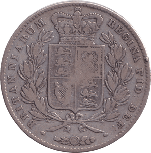 1844 CROWN ( FINE ) - CROWN - Cambridgeshire Coins