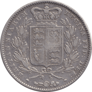 1844 CROWN ( FINE ) - CROWN - Cambridgeshire Coins