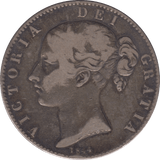 1844 CROWN ( FINE ) - CROWN - Cambridgeshire Coins