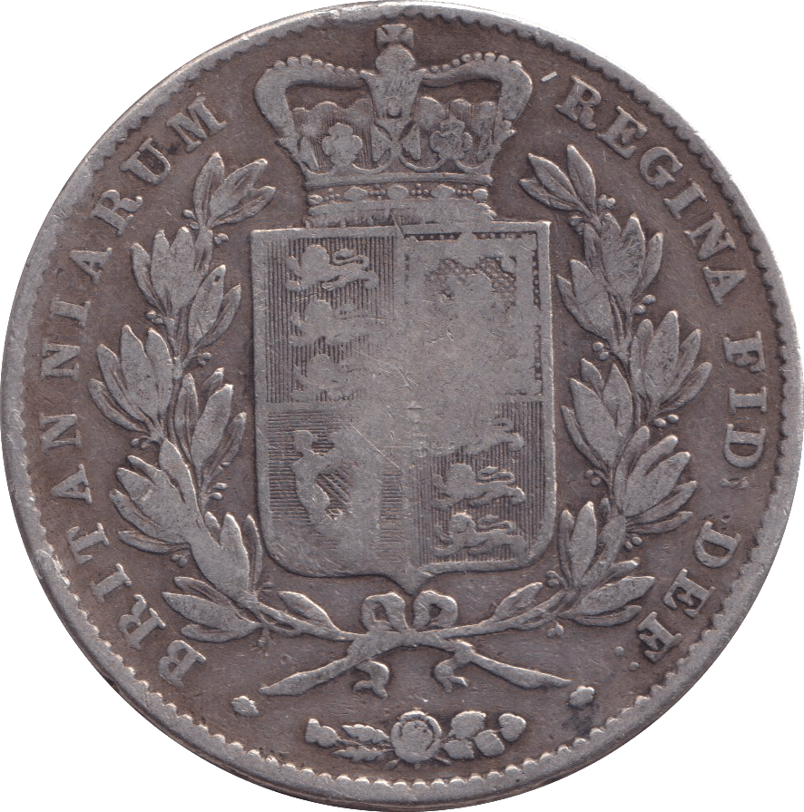 1844 CROWN ( FINE ) - CROWN - Cambridgeshire Coins