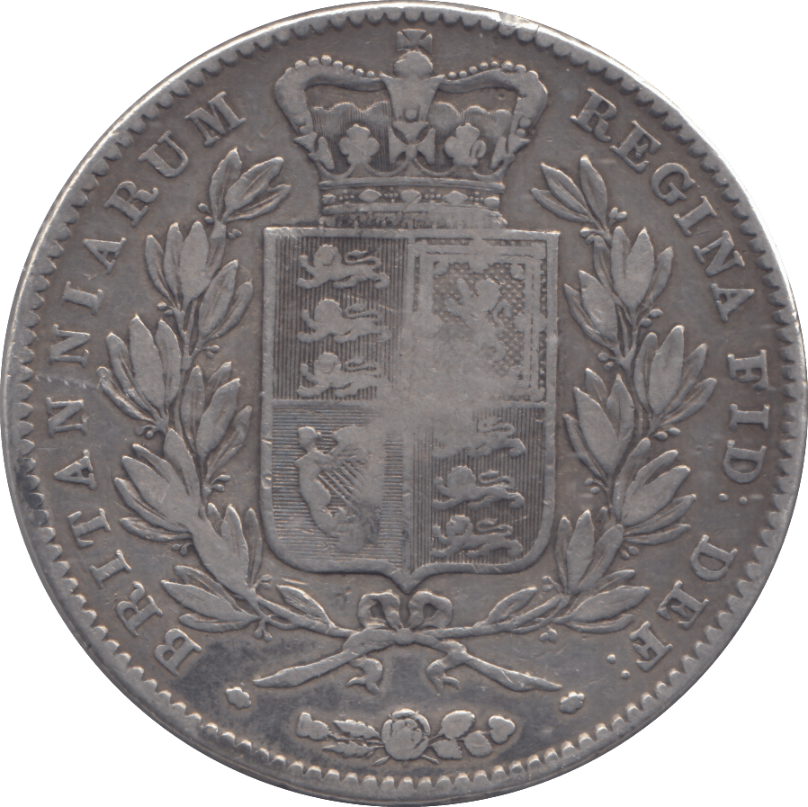 1844 CROWN ( FINE ) - CROWN - Cambridgeshire Coins