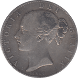 1844 CROWN ( FINE ) - CROWN - Cambridgeshire Coins