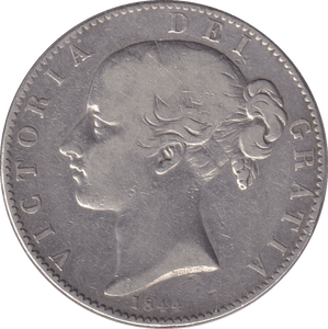 1844 CROWN ( FINE ) - CROWN - Cambridgeshire Coins