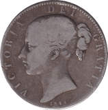 1844 CROWN ( FINE ) - CROWN - Cambridgeshire Coins