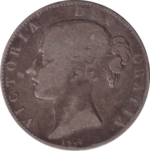 1844 CROWN ( FINE ) - CROWN - Cambridgeshire Coins