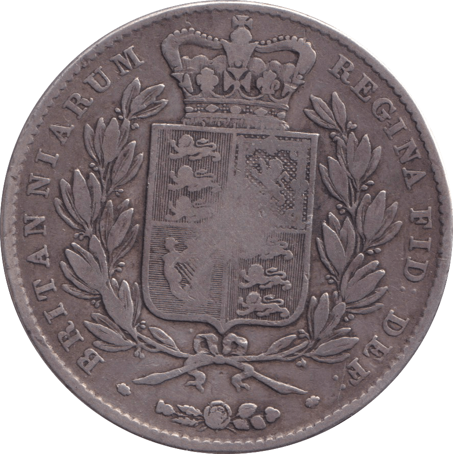 1844 CROWN ( FINE ) - CROWN - Cambridgeshire Coins