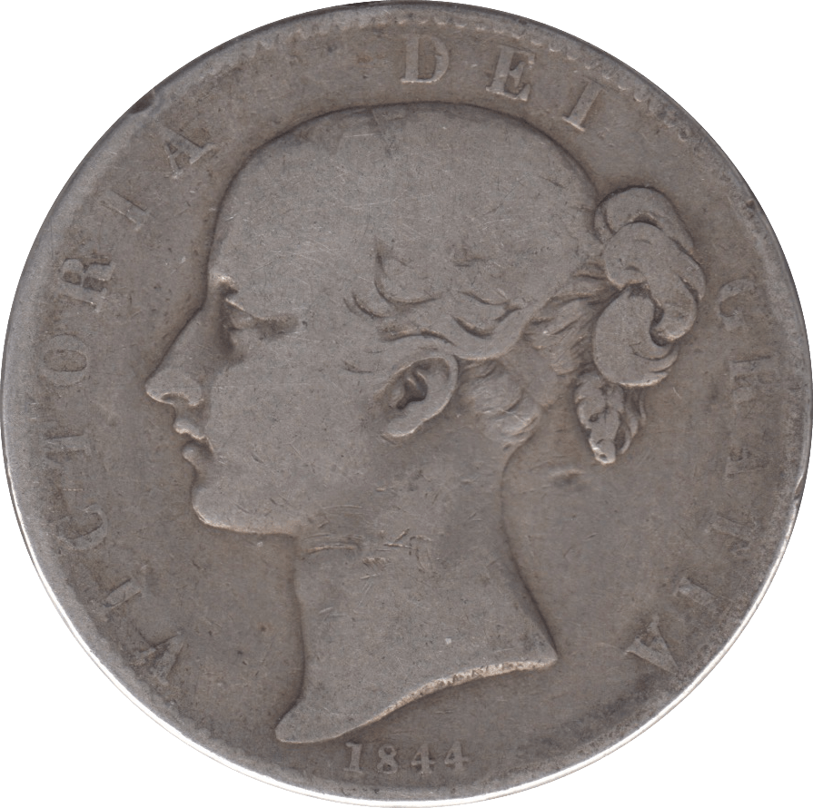 1844 CROWN ( FINE ) STAR STOP D1 - CROWN - Cambridgeshire Coins