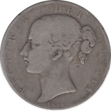 1844 CROWN ( FINE ) STAR STOP D1 - CROWN - Cambridgeshire Coins