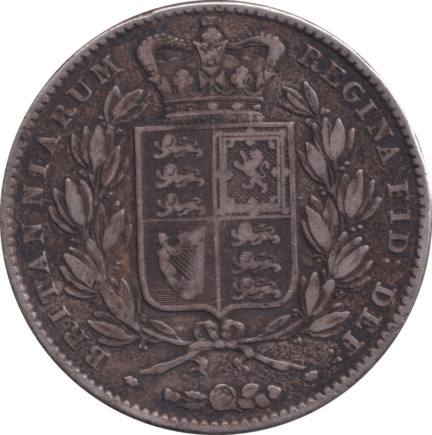 1844 CROWN ( GF ) - CROWN - Cambridgeshire Coins