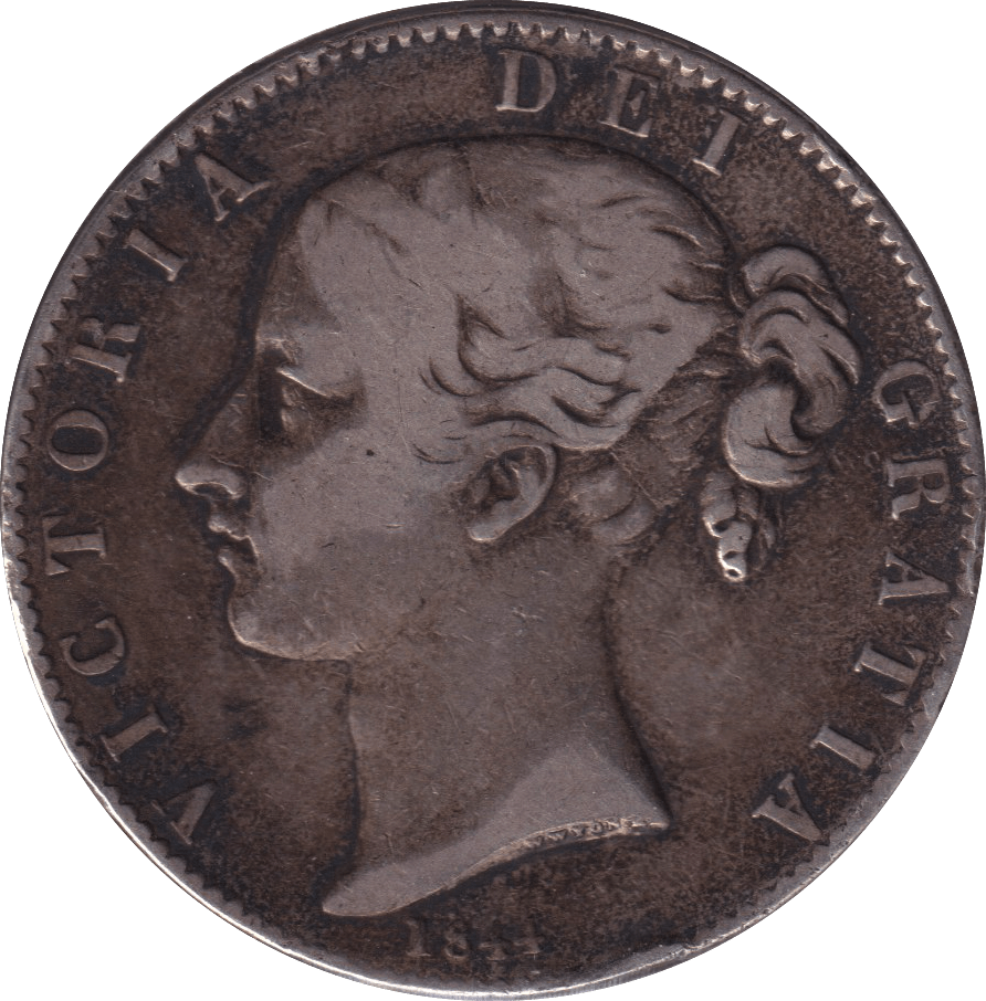 1844 CROWN ( GF ) - CROWN - Cambridgeshire Coins