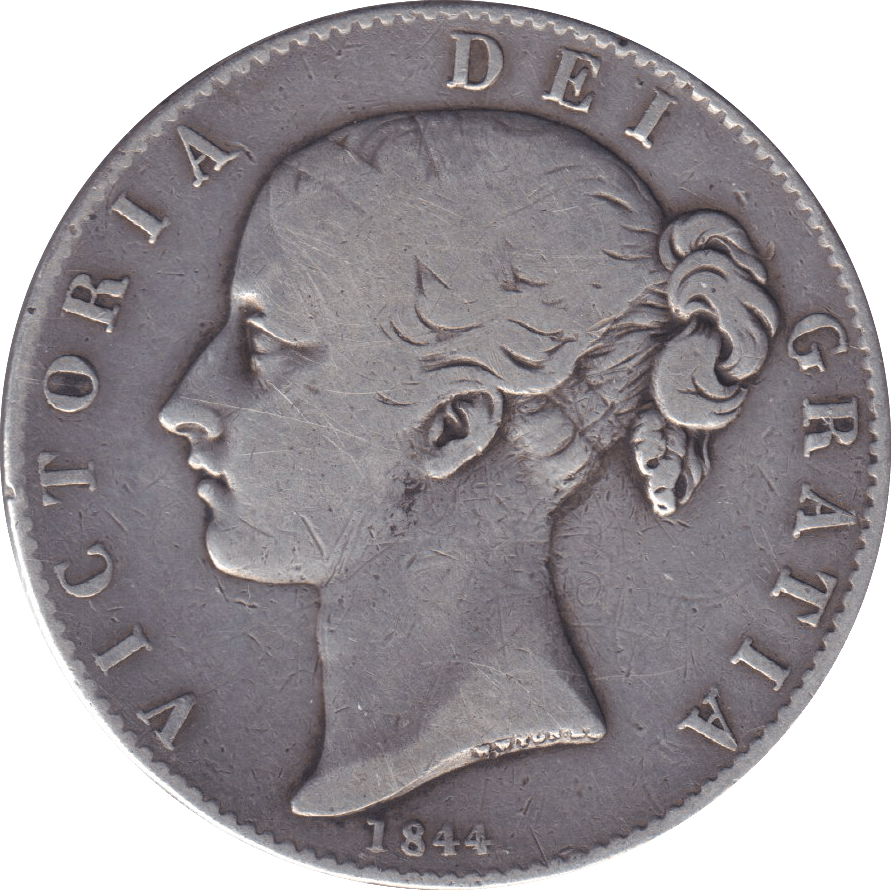 1844 CROWN ( GF ) - CROWN - Cambridgeshire Coins