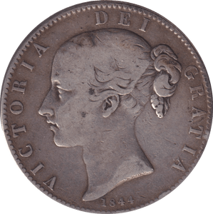 1844 CROWN ( GF ) - CROWN - Cambridgeshire Coins