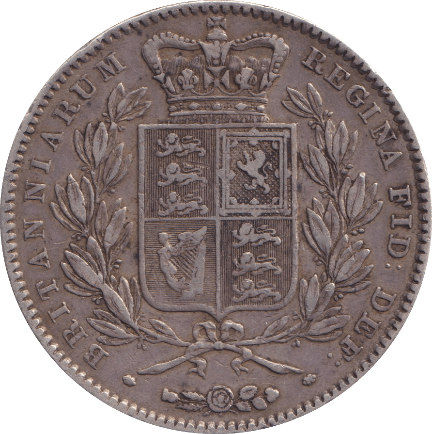 1844 CROWN ( GF ) - FLORIN - Cambridgeshire Coins