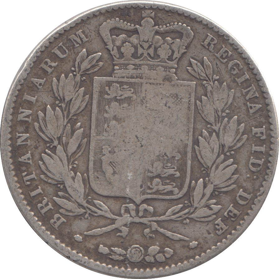 1844 CROWN ( NF ) - CROWN - Cambridgeshire Coins
