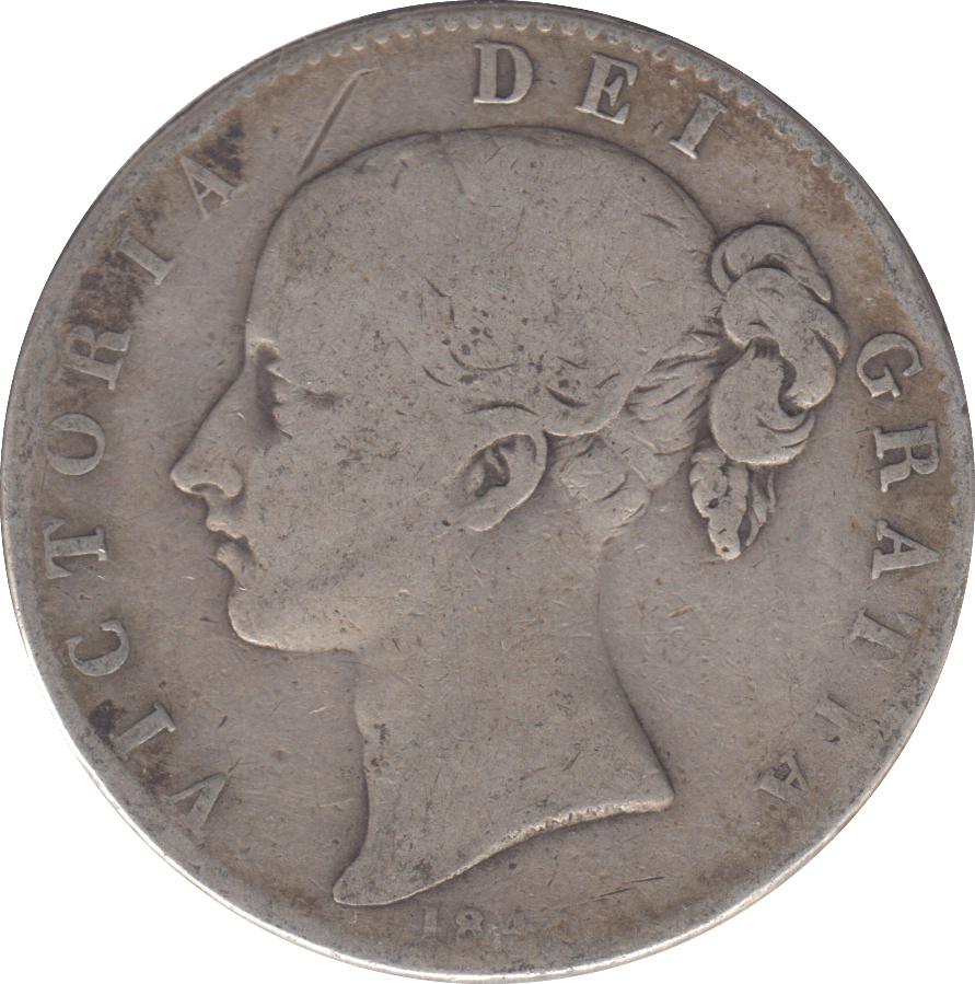 1844 CROWN ( NF ) - CROWN - Cambridgeshire Coins