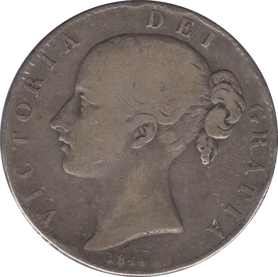 1844 CROWN ( NF ) STAR STOP - CROWN - Cambridgeshire Coins