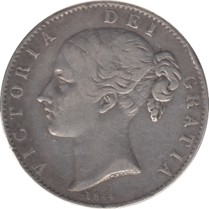 1844 CROWN ( VF ) - CROWN - Cambridgeshire Coins