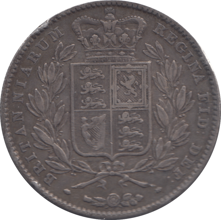 1844 CROWN ( VF ) - CROWN - Cambridgeshire Coins