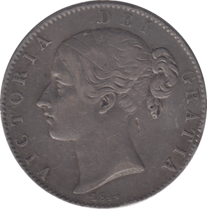 1844 CROWN ( VF ) - CROWN - Cambridgeshire Coins