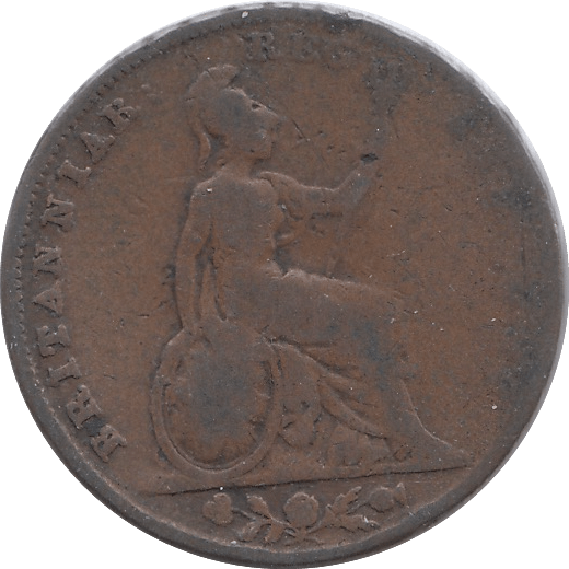 1844 FARTHING ( FAIR ) - Farthing - Cambridgeshire Coins