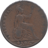 1844 FARTHING ( FAIR ) - Farthing - Cambridgeshire Coins