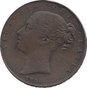 1844 FARTHING ( GF ) - FARTHING - Cambridgeshire Coins