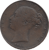 1844 FARTHING ( GF ) - FARTHING - Cambridgeshire Coins